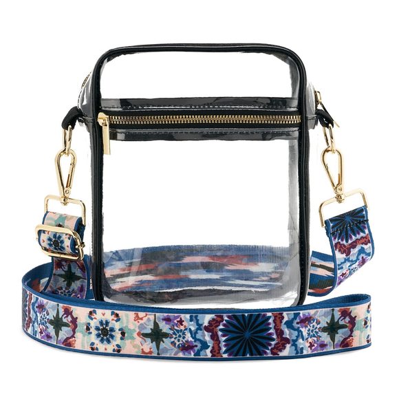 Clear Crossbody Bag Stadium Aroved, Adjustable Shoulder Strap Clear :P - Picture 1 of 5